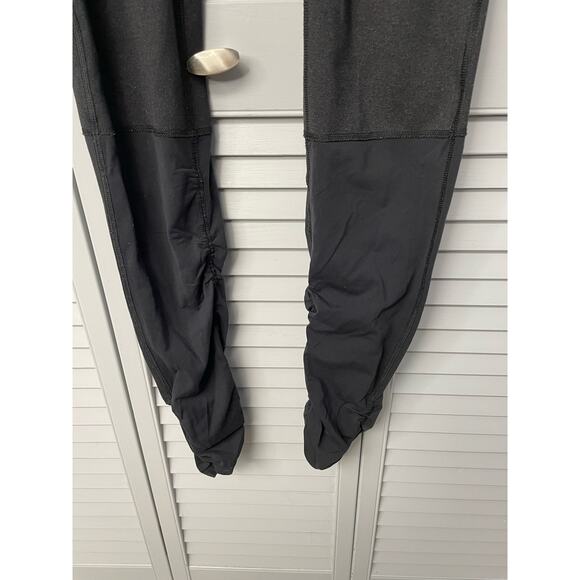 Lucy Powermax dark gray stretch leggings ankle scrunch women's size medium - Picture 3 of 5